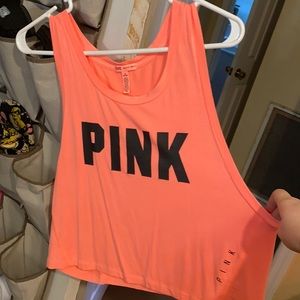Coral tank top from pink